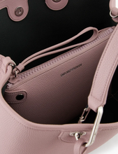 Cargue la imagen en el visor de la Galería,Bolso Shopper Grande Piel Rosa Emporio Armani