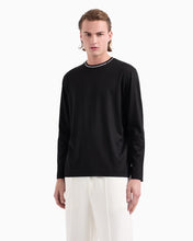Cargue la imagen en el visor de la Galería,Jersey de Cuello Redondo Emporio Armani