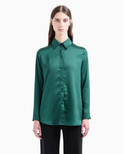 Cargue la imagen en el visor de la Galería,Camisa Satén Emporio Armani