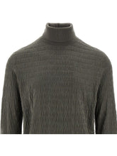 Cargue la imagen en el visor de la Galería,Jersey de Cuello Doblado Emporio Armani