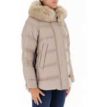 Cargue la imagen en el visor de la Galería,Chaqueta acolchada con cuello de pelo Peuterey