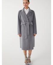 Cargue la imagen en el visor de la Galería,Abrigo Cruzado con cinturon iBlues