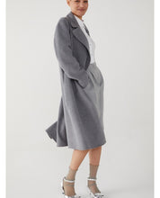 Cargue la imagen en el visor de la Galería,Abrigo Cruzado con cinturon iBlues