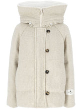 Cargue la imagen en el visor de la Galería,Abrigo acolchado convidado con paño de Peuterey