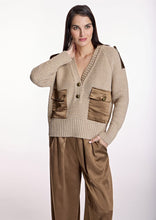 Cargue la imagen en el visor de la Galería,Jersey con Bolsillos Satinados Alba Conde