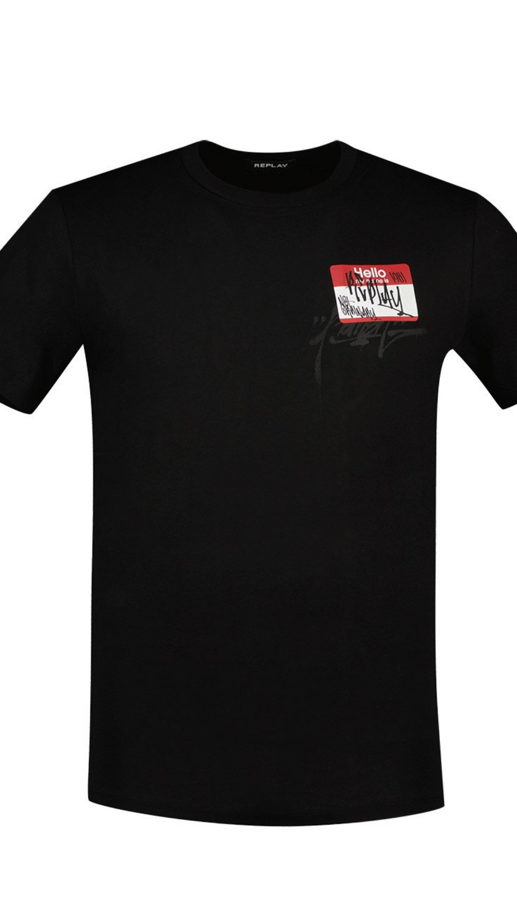 Camiseta Replay de algodón orgànico con dibujo