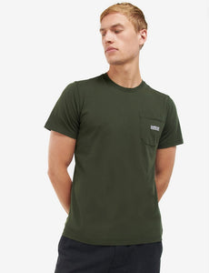 Camiseta básica Barbour con bolsillo