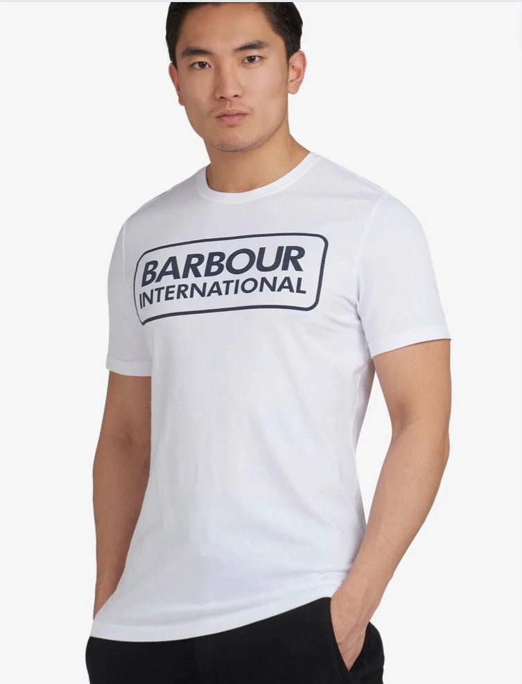 Camiseta Barbour bàsica blanca